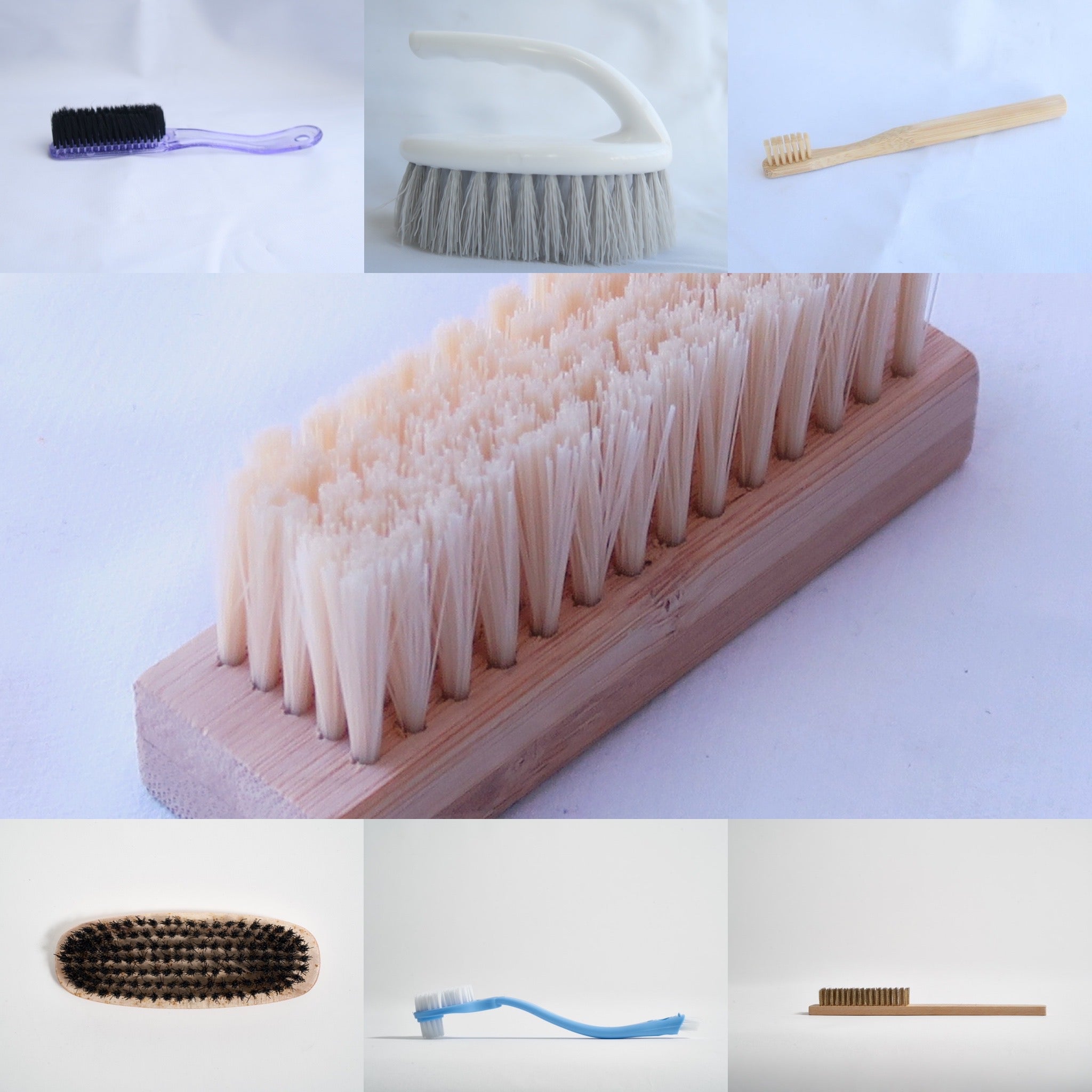 cepillos para limpieza de zapatillas